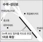 [수도권]수색-성산로 도심방향 일부구간 3차로로 확장
