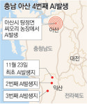 고병원성 AI 4번째 발생…아산 탕정면 오리농장서