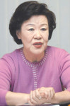 민노당 권영길 후보 부인 강지연씨