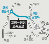 [전북]고창∼장성 고속도로 13일 완전개통
