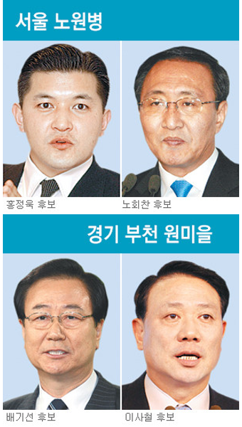 주목! 격전지-서울 노원병 · 경기 부천 원미을