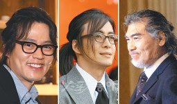 남자스타들의 뉴 헤어스타일, ‘꽁지머리 질끈…당당함을 묶다’