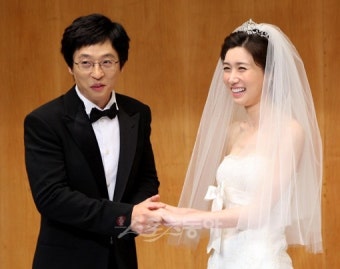 유재석-나경은 결혼식 일문일답 “딸은 나 안닮았으면…”