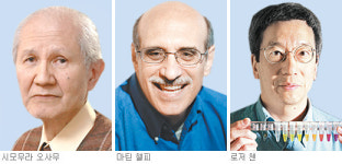 노벨화학상, 日시모무라 美챌피-첸 공동수상