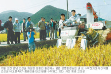 경남 고성 생명환경농업 벼 “대풍이오!”