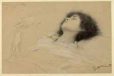 [클림트 명화 여행] 박대정이 본 ‘누워 있는 소녀의 얼굴’