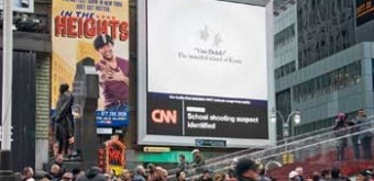 뉴욕 타임스스퀘어 전광판에 “독도는 한국 땅” 광고 시작