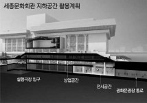 세종문화회관 지하에 복합문화공간