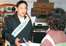 김정태 하나은행장 ‘현장경영’