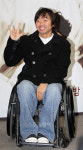 [포토] 휠체어 탄 강원래 ‘활짝!’