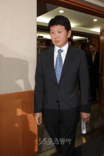 [포토] 어두운 정몽규 한국프로축구연맹 총재