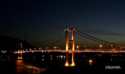 남해대교 경관조명 남해군이 관리!