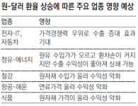 항공 - 해운 - 식품업계 “환율 요동쳐 걱정 태산”