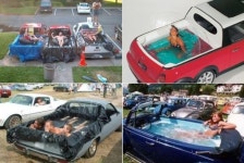 수영장 딸린 자동차, “이게 진정한 카풀(car+pool)?”