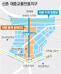 [수도권]신촌역∼연세대 구간 승용차-택시 ‘아웃’