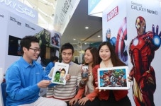 월트디즈니컴패니, 갤럭시로 아이언맨 그려봐요!