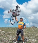 “암환자 돕자” 126명이 두바퀴로 美대륙 횡단