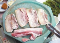 [광주/전남]‘청자불판’에 구운 삼겹살, 맛 좋고 몸에도 좋고