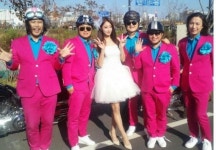 ‘멜론뮤직어워드’ 장미여관, 나인뮤지스 경리와 ‘다정한 모습’