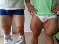 헐크 다리 가진 남자, 사이클 선수… “하체운동 제대로 했네!”