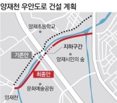 [단독/수도권]서초 태봉로~양재천길 ‘교통지옥’ 풀릴듯