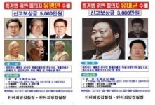유병언 부자 현상수배 8000만원…전단지 살펴보면