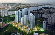 한강변서 보기 드문 100% 중소형 단지… 완만한 구릉에 들어서 대부분 ‘리버 뷰’