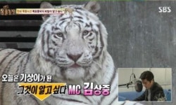 동물농장 김상중 특별출연, 백호 사연 소개하면서 그런데 말입니다