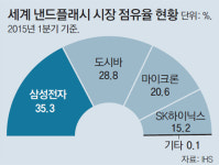 삼성전자, V낸드플래시 격차 확 벌려