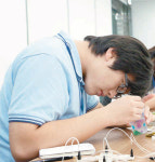 [대구/경북]실험 몰두하는 과학영재들