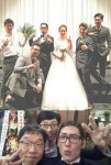 ‘런닝맨’ 박준형, 미모의 아내와 god-유재석-김제동 인증샷…“빼애앰~”