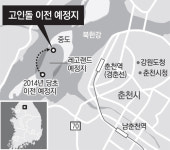 [단독]훼손 논란 춘천 중도 고인돌, 북쪽 방형환호 옆으로 이전