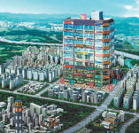 [화제의 분양현장]파스텔시티, 신분당선 연장 혜택… ‘항아리상권’ 자랑