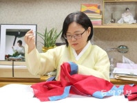 [박경모 전문기자의 젊은 장인]한복의 美를 살려내는 바느질