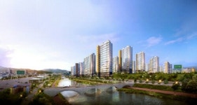 ‘광주 초월 쌍용 예가’ 지역주택조합 아파트 눈길