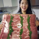 ‘삼겹살데이’ 박진희, 고기 인증샷 “한돈 사랑합니다”