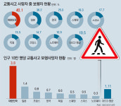 사람보다 車 우선 ‘보행 후진국’… 사망자 40% 걷다가 당해