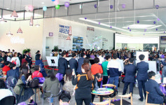 [포토부동산]‘신진주역세권 시티프라디움’ 본보기집 관람객들 북적