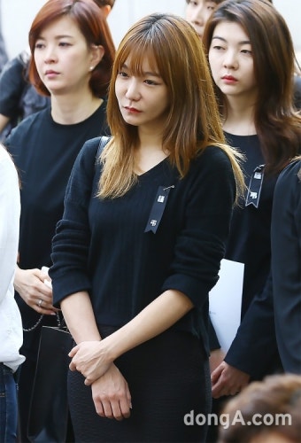 [동아포토]신소율 ‘故윤소정 영결식 참석’