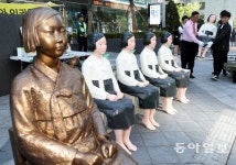 [청계천 옆 사진관]“80년만에 고향갑니다” 추석 귀성하는 위안부 소녀상