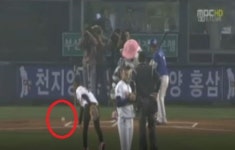 수지 시구 史…‘패대기 시구’→‘스트라이크 기록’