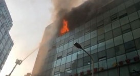 ‘화정역 우정플라자  화재’ , “주변 건물도 모두 대피·출입 차단”