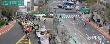 [시청에서]걷는 사람 없는데… 불편만 키운 ‘차 없는 거리’