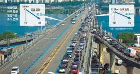 천호대교 버스 ‘쌩쌩’… 승용차 속도는 7∼10% 감소