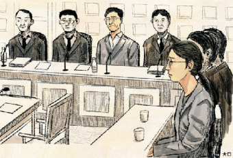 안희정, 3.5m거리 김지은에 눈 한번 안돌려