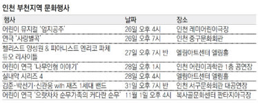 [인천판/문화가]인천 부천지역 문화행사