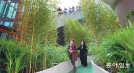 녹사평역의 지하예술정원