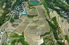 [청계천 옆 사진관] 지리산 구례군 산동면 사포마을 다랭이 논