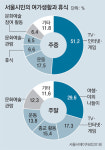 서울시민 절반 “주중 여가시간엔 TV-인터넷”