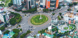 울산 랜드마크 ‘공업탑 로터리’ 시민광장으로 바뀐다